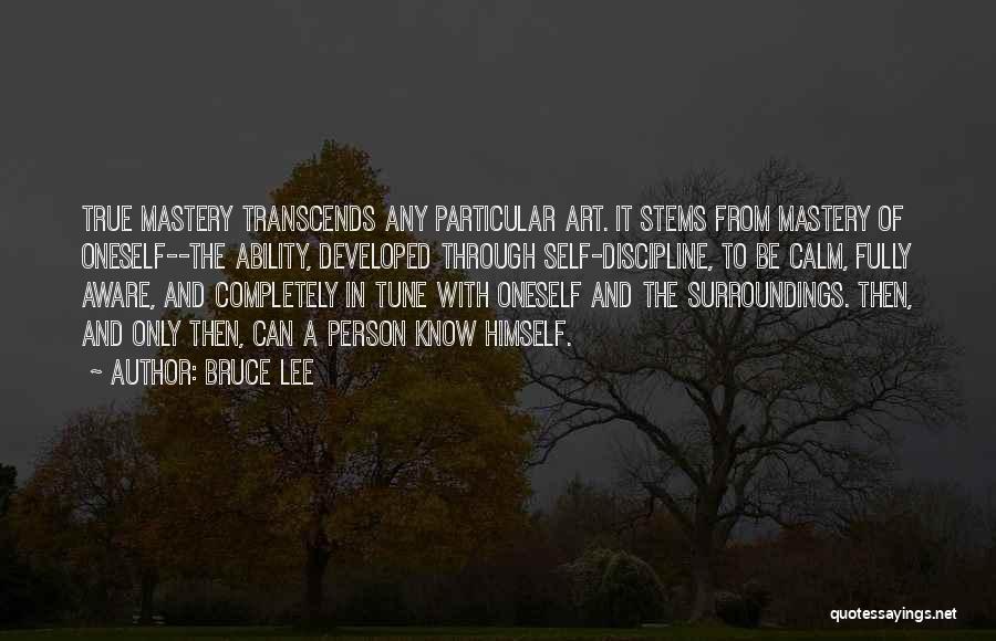 Surroundings Quotes By Bruce Lee