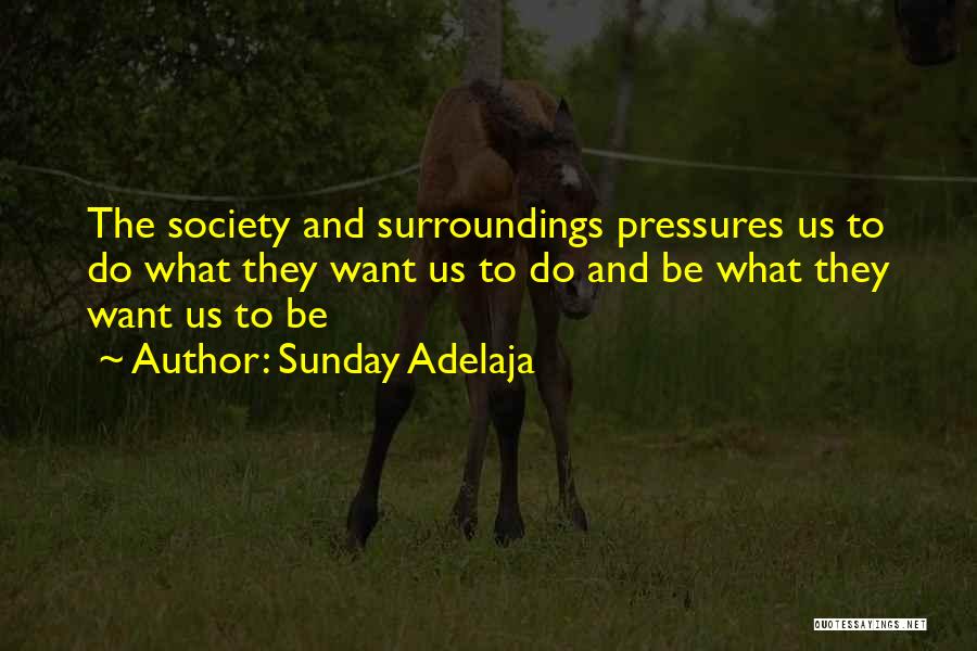 Surroundings Quotes By Sunday Adelaja