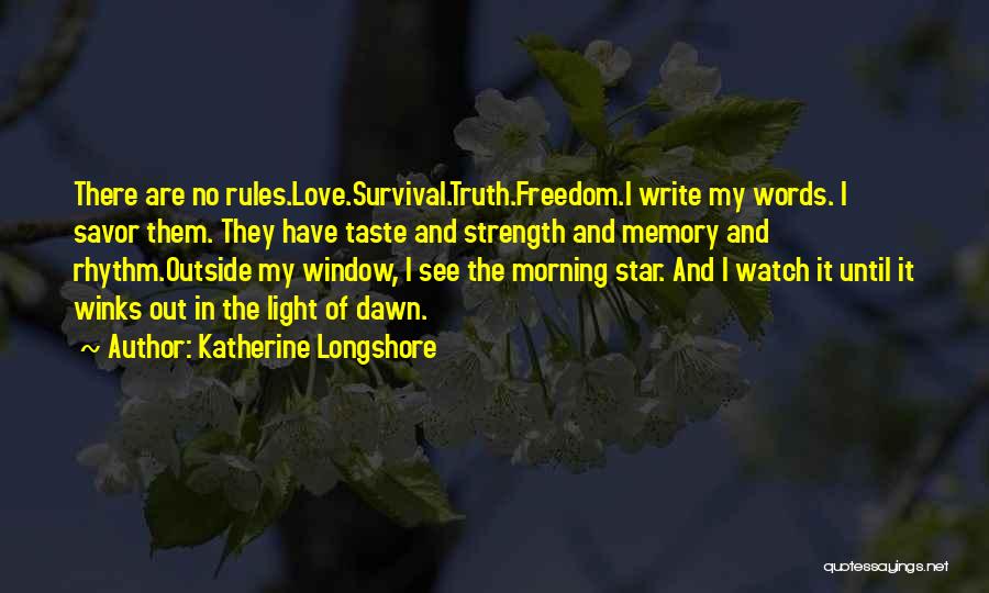 Survival And Strength Quotes By Katherine Longshore