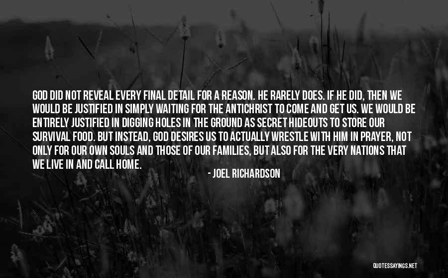 Survival Food Quotes By Joel Richardson Survival Food Quotes By Joel Richardson