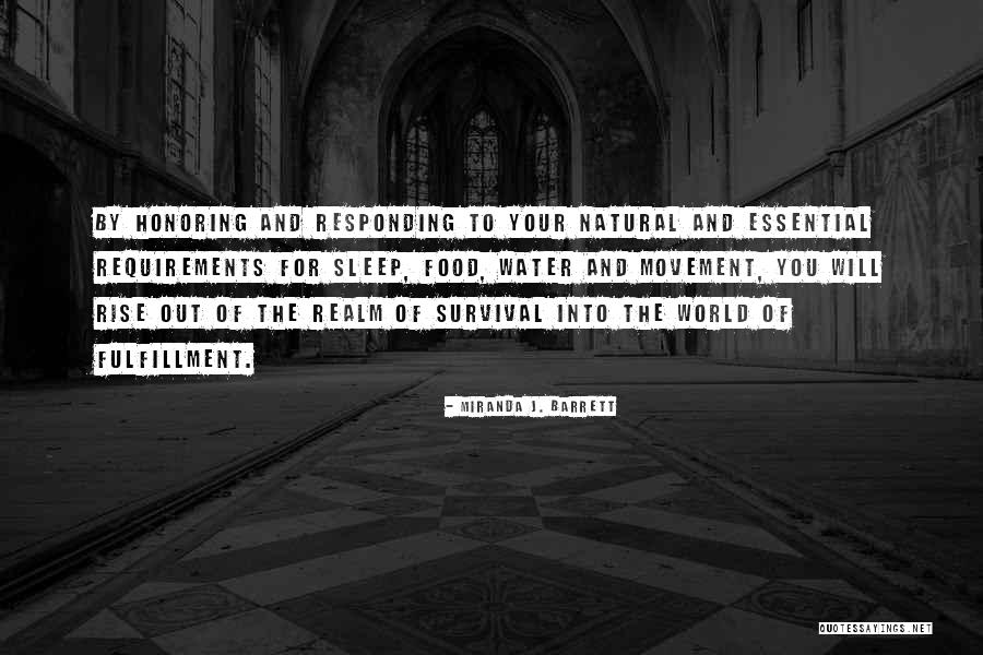 Survival Food Quotes By Miranda J. Barrett Survival Food Quotes By Miranda J. Barrett