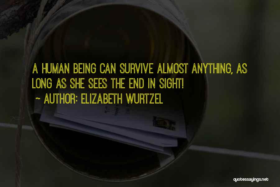 Survive Depression Quotes By Elizabeth Wurtzel