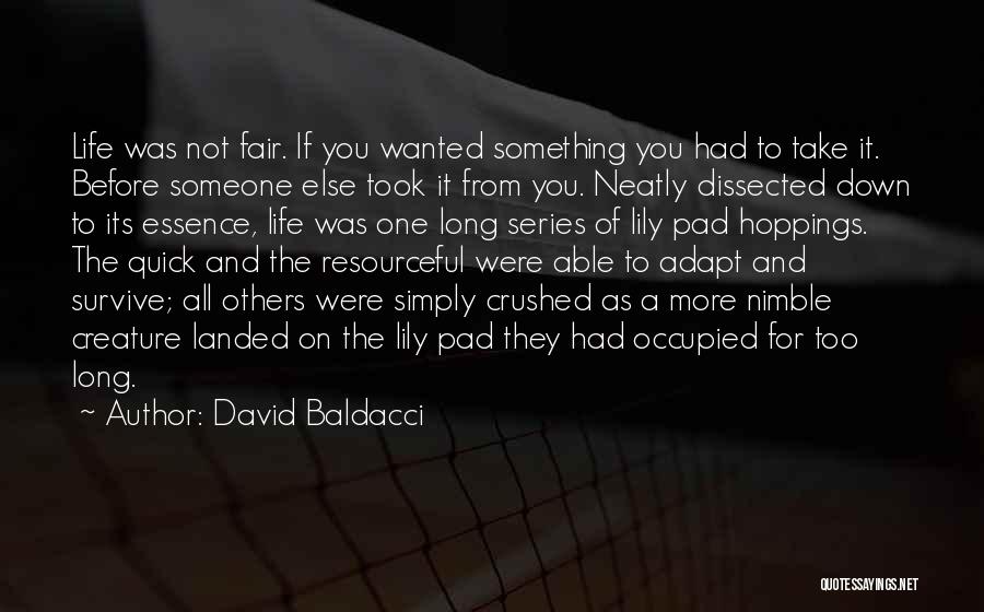 Survive The Life Quotes By David Baldacci