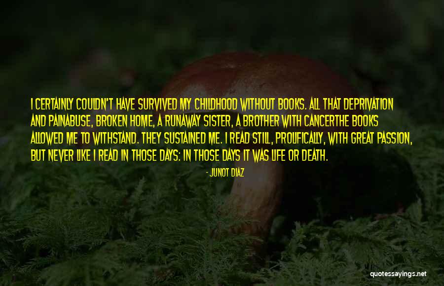 Survived Abuse Quotes By Junot Diaz