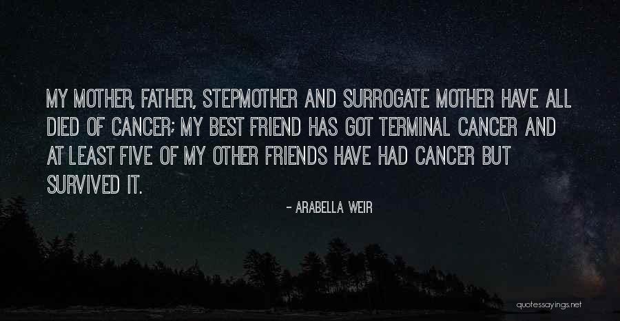 Survived Cancer Quotes By Arabella Weir Survived Cancer Quotes By Arabella Weir