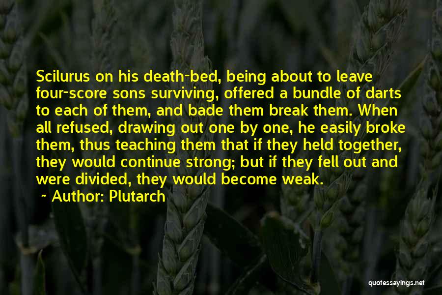 Surviving Death Quotes By Plutarch