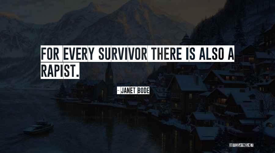 Survivor Survivor Quotes By Janet Bode Survivor Survivor Quotes By Janet Bode