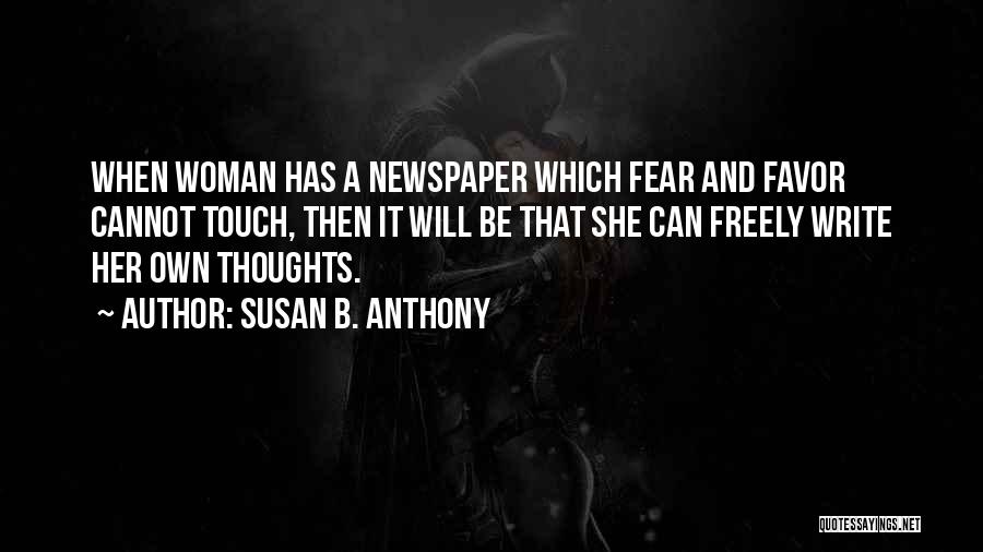 Susan B. Anthony Quotes 348072