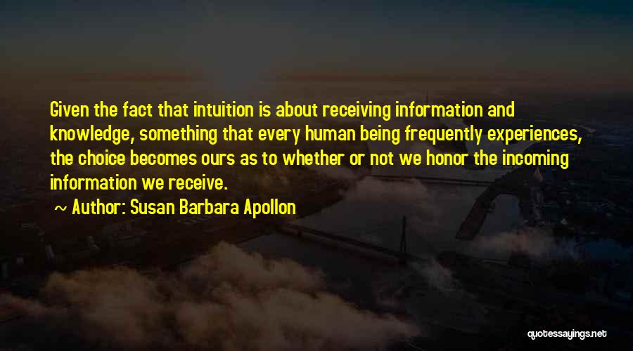 Susan Barbara Apollon Quotes 1433035