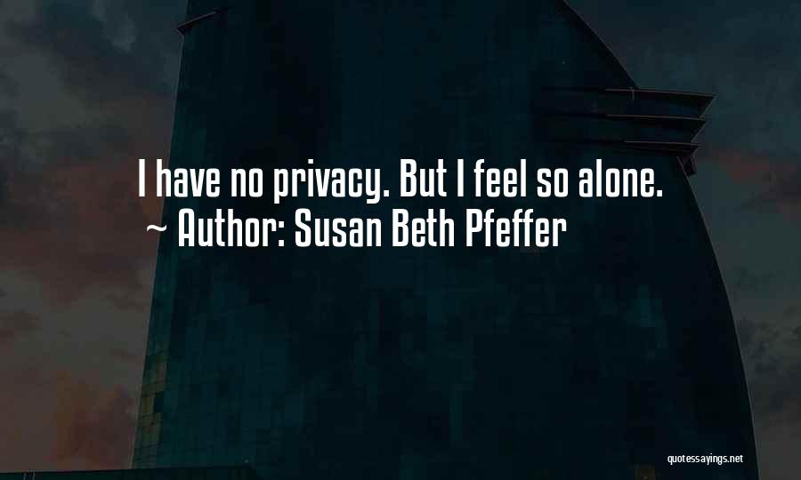 Susan Beth Pfeffer Quotes 274782