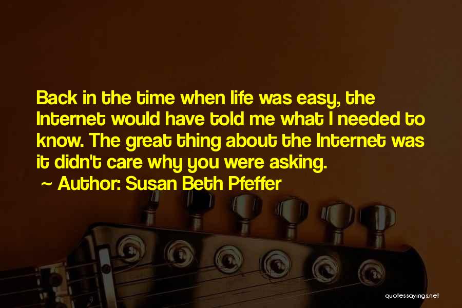 Susan Beth Pfeffer Quotes 476499