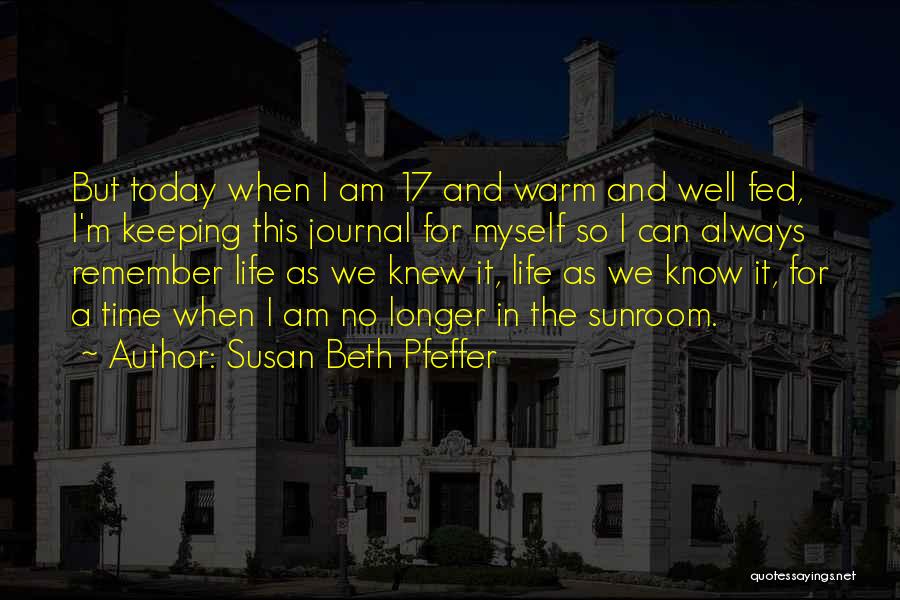 Susan Beth Pfeffer Quotes 552813