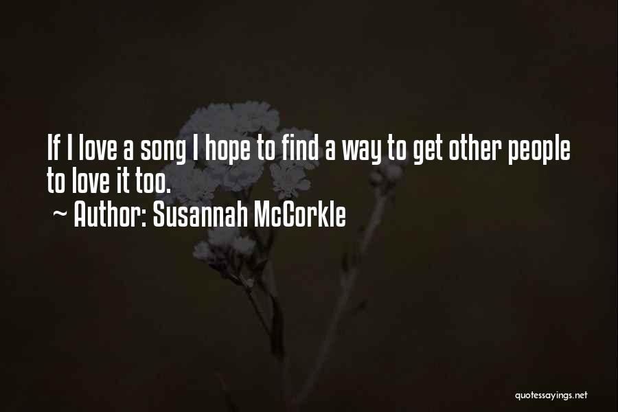 Susannah McCorkle Quotes 1603815