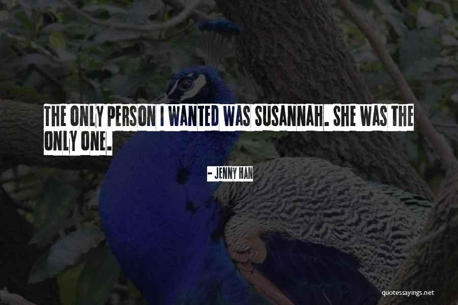 Susannah Quotes By Jenny Han Susannah Quotes By Jenny Han