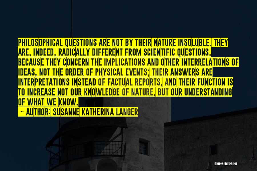 Susanne Katherina Langer Quotes 1039713