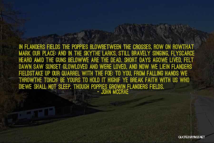 Suscitare In English Quotes By John McCrae Suscitare In English Quotes By John McCrae