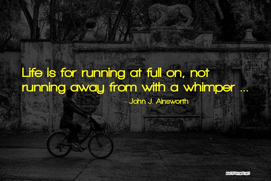 Suspense Action Quotes By John J. Ainsworth