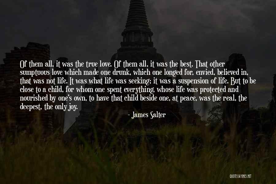 Suspension Love Quotes By James Salter