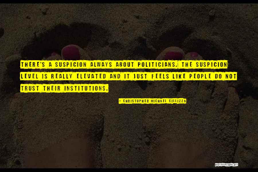 Suspicion And Trust Quotes By Christopher Michael Cillizza