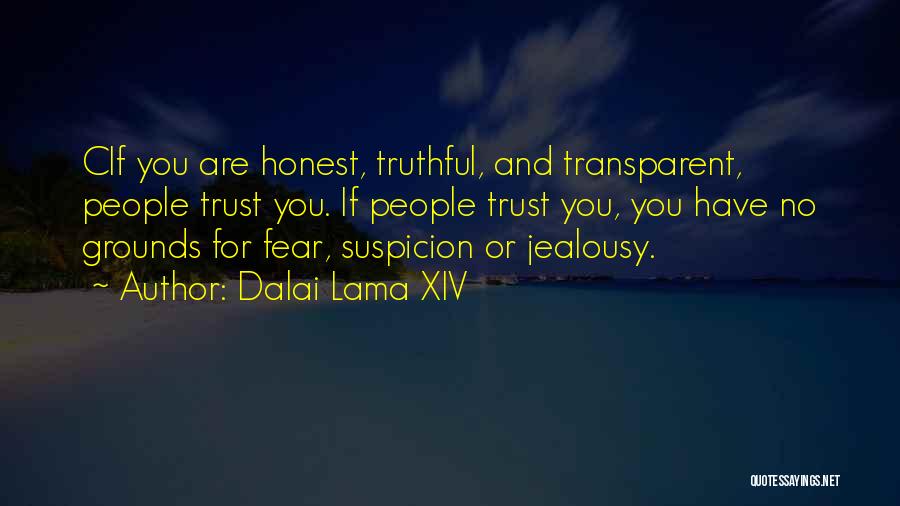 Suspicion And Trust Quotes By Dalai Lama XIV