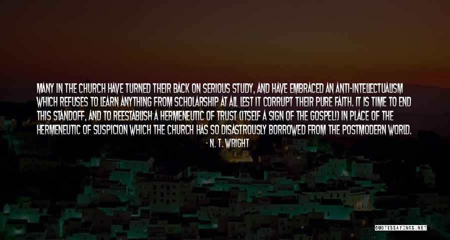 Suspicion And Trust Quotes By N. T. Wright