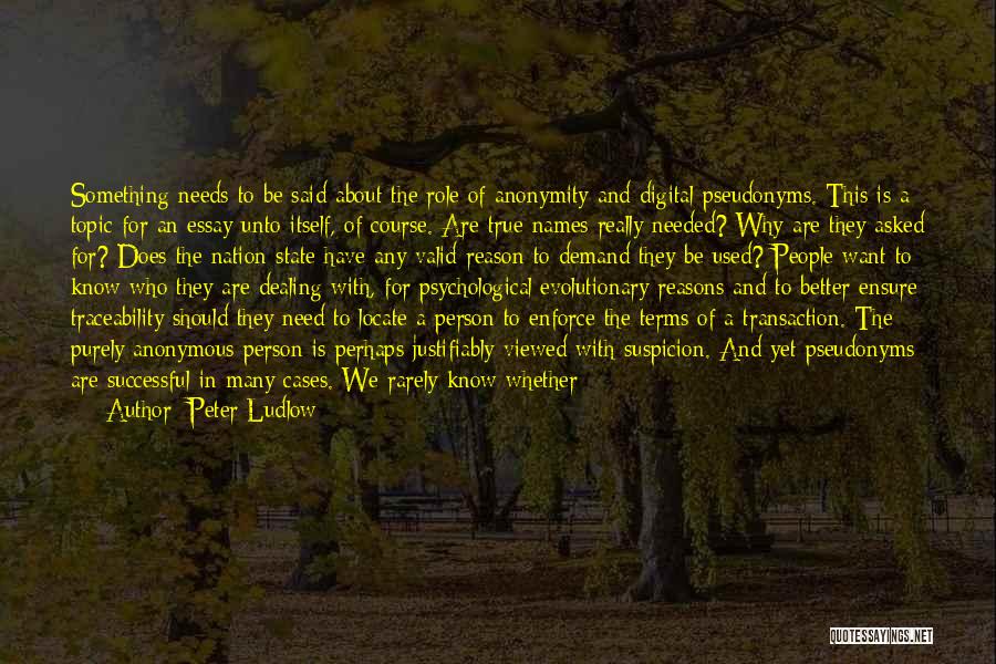 Suspicion Nation Quotes By Peter Ludlow