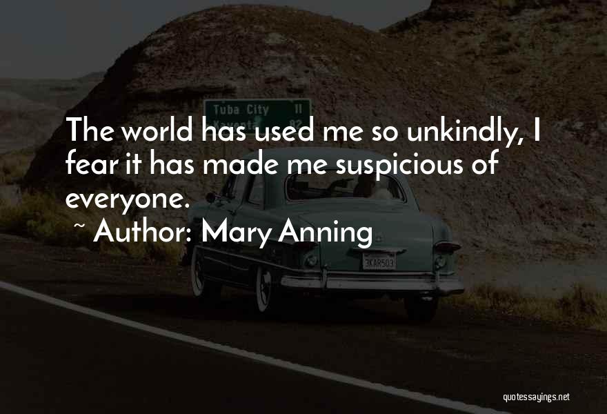 Suspicious Quotes By Mary Anning