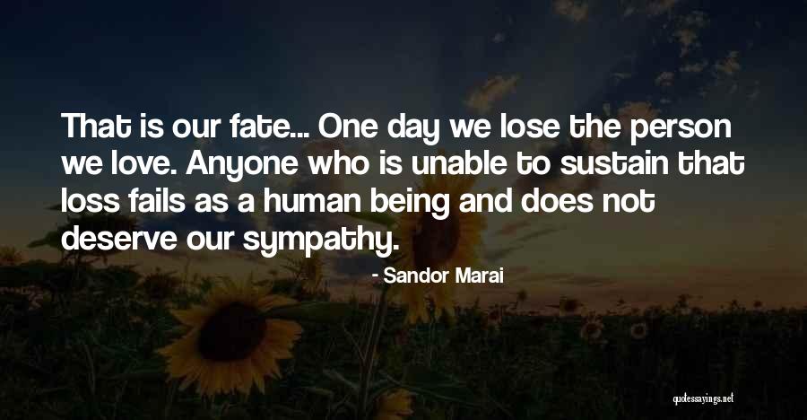 Sustain And Love Quotes By Sandor Marai Sustain And Love Quotes By Sandor Marai