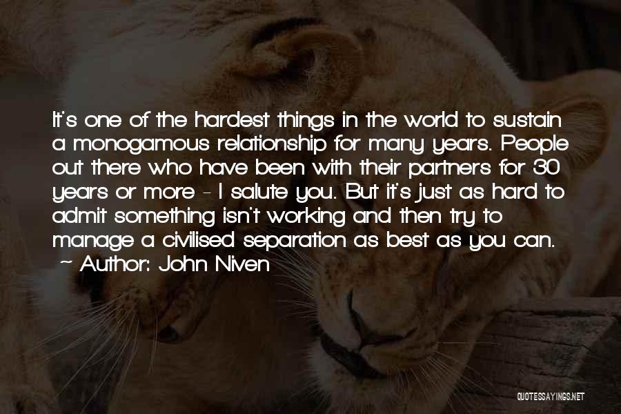 Sustain Relationship Quotes By John Niven