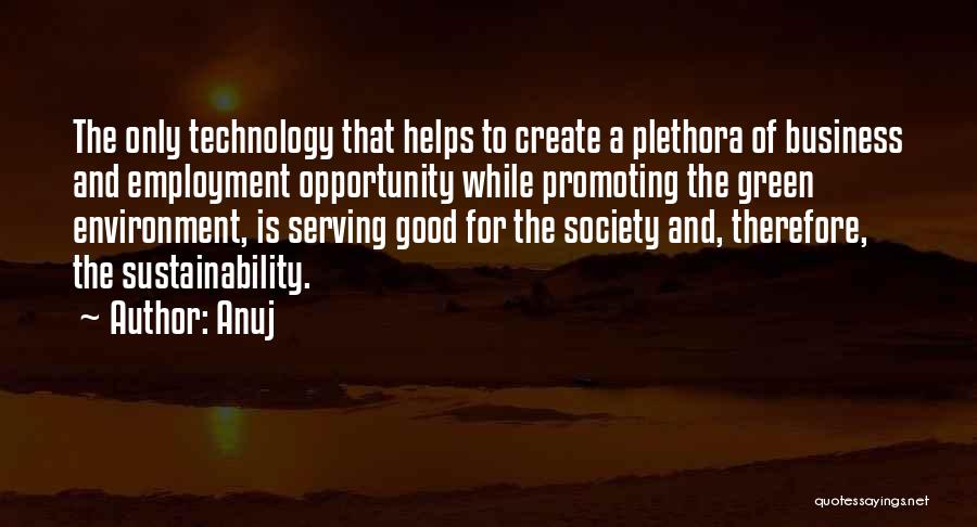 Sustainability In Business Quotes By Anuj