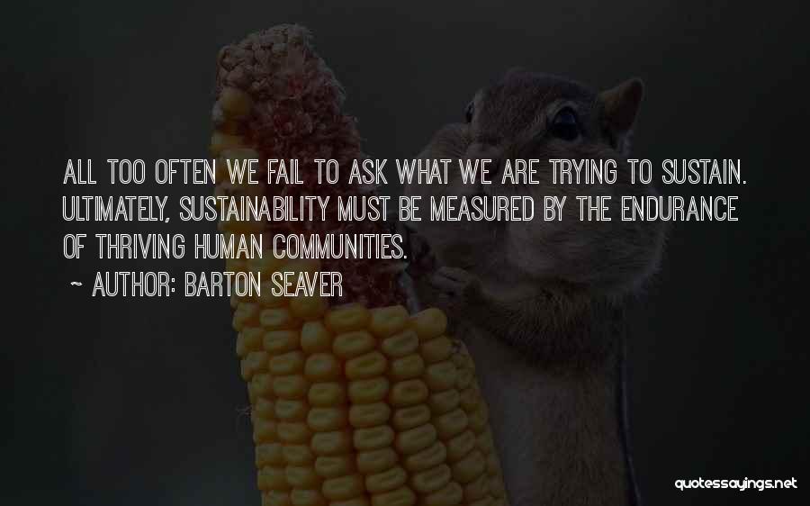 Sustainability Quotes By Barton Seaver