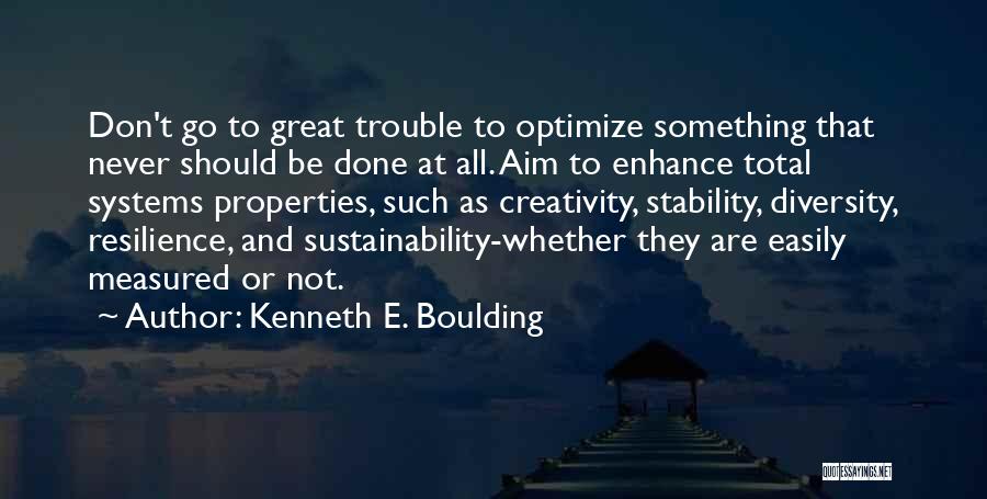 Sustainability Quotes By Kenneth E. Boulding