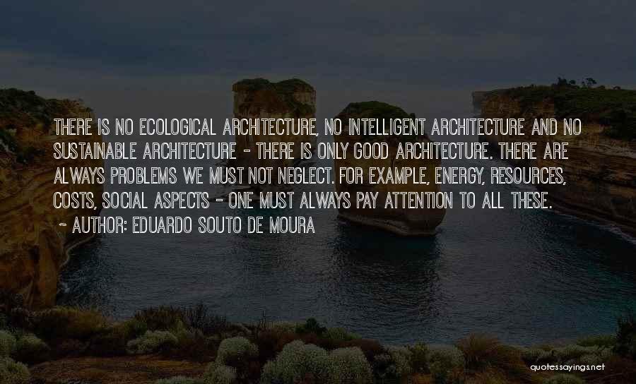Sustainable Architecture Quotes By Eduardo Souto De Moura