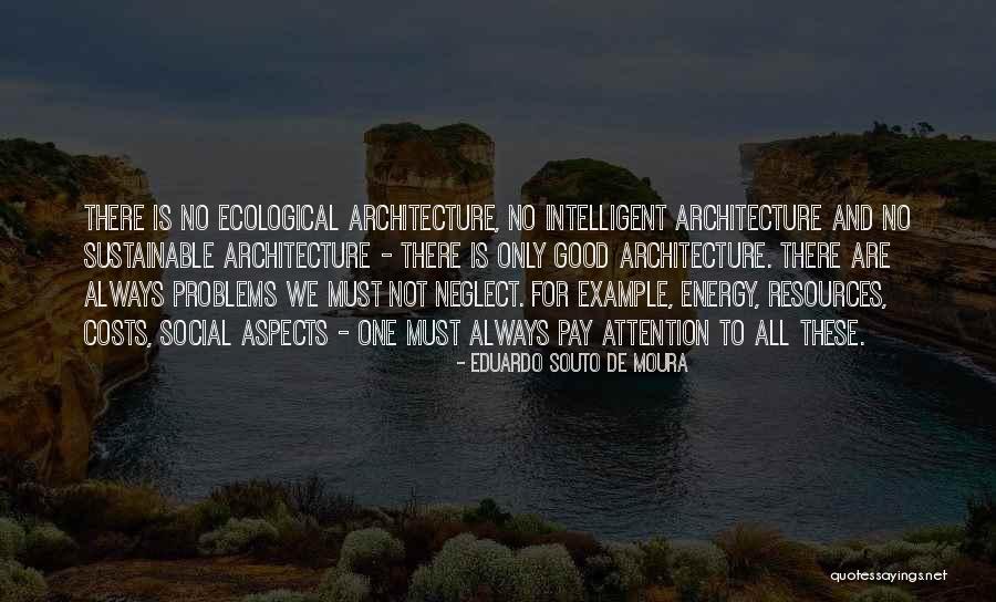 Sustainable Architecture Quotes By Eduardo Souto De Moura