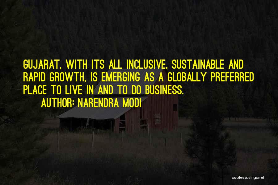 Sustainable Business Quotes By Narendra Modi