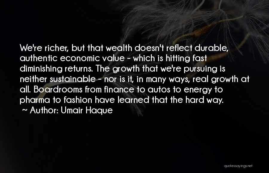 Sustainable Business Quotes By Umair Haque