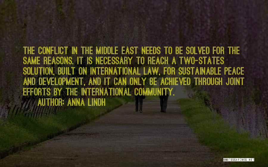 Sustainable Development Quotes By Anna Lindh