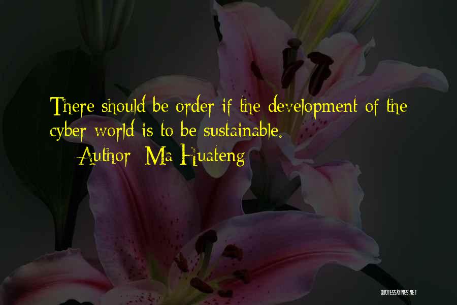 Sustainable Development Quotes By Ma Huateng