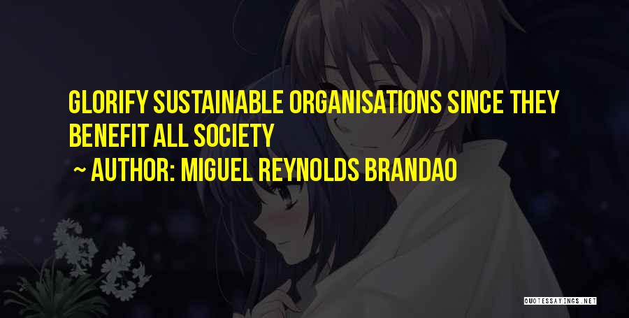 Sustainable Development Quotes By Miguel Reynolds Brandao