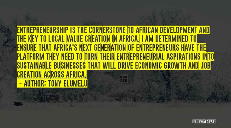 Sustainable Development Quotes By Tony Elumelu