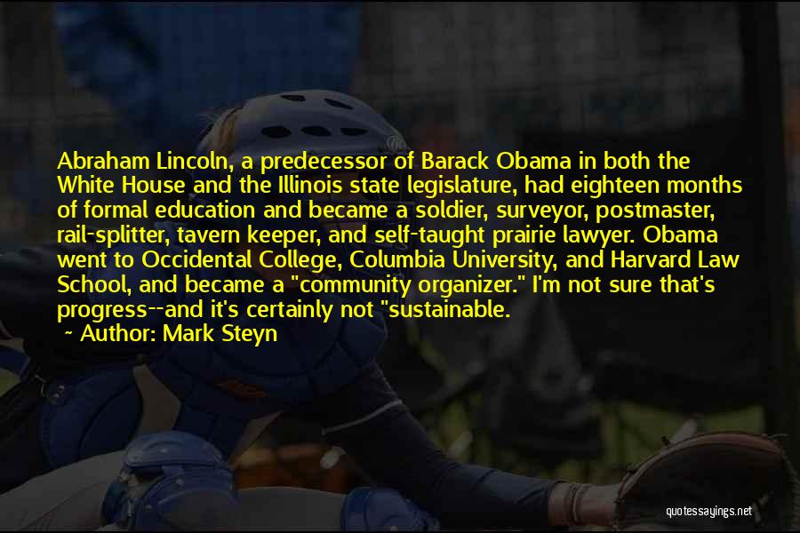 Sustainable Education Quotes By Mark Steyn