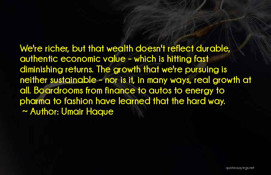 Sustainable Energy Quotes By Umair Haque