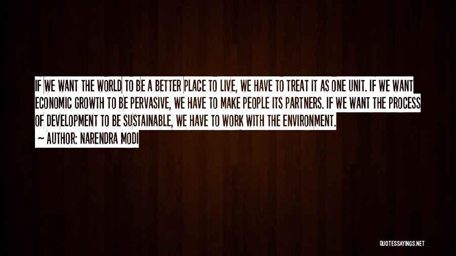 Sustainable Environment Quotes By Narendra Modi