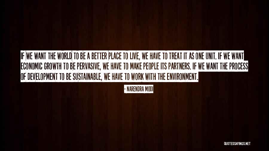 Sustainable Environment Quotes By Narendra Modi