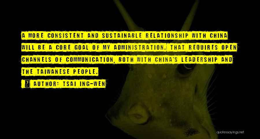 Sustainable Leadership Quotes By Tsai Ing-wen