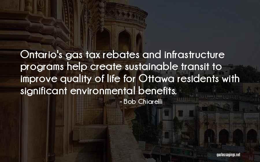 Sustainable Quotes By Bob Chiarelli