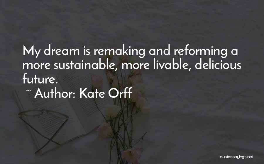 Sustainable Quotes By Kate Orff