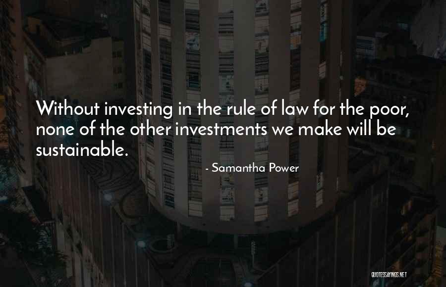 Sustainable Quotes By Samantha Power