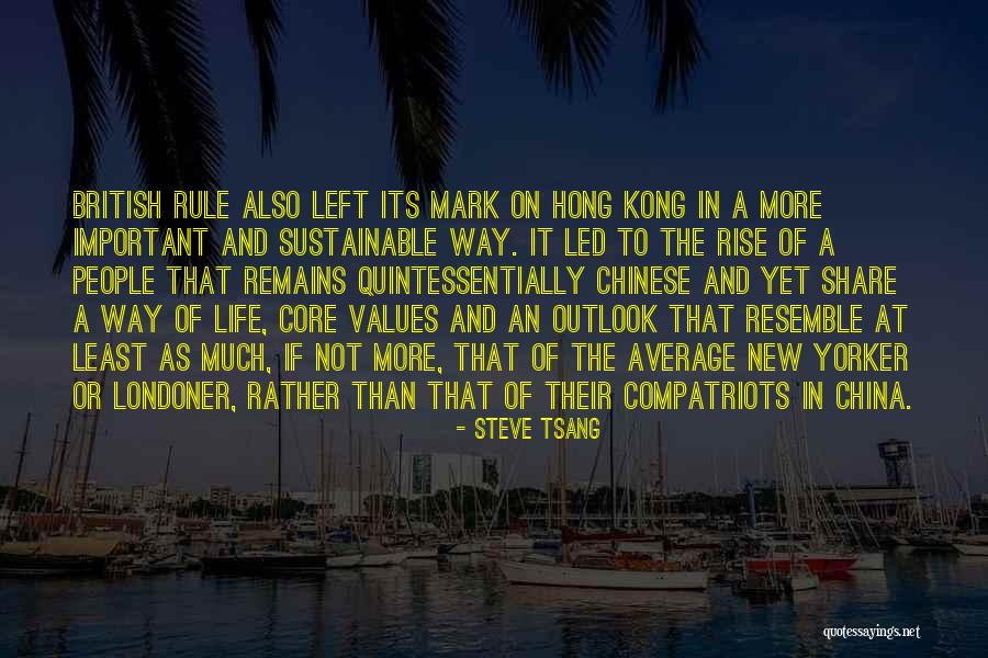 Sustainable Way Quotes By Steve Tsang Sustainable Way Quotes By Steve Tsang