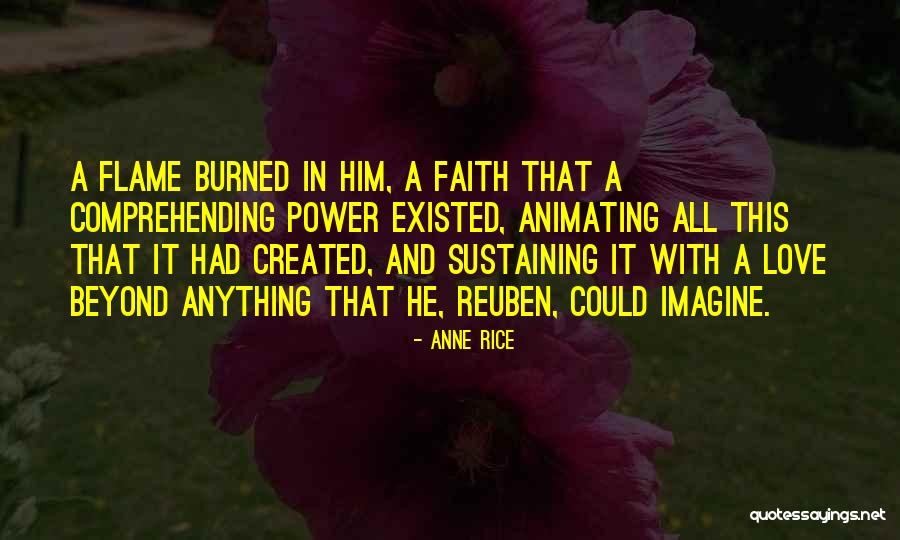 Sustaining Love Quotes By Anne Rice